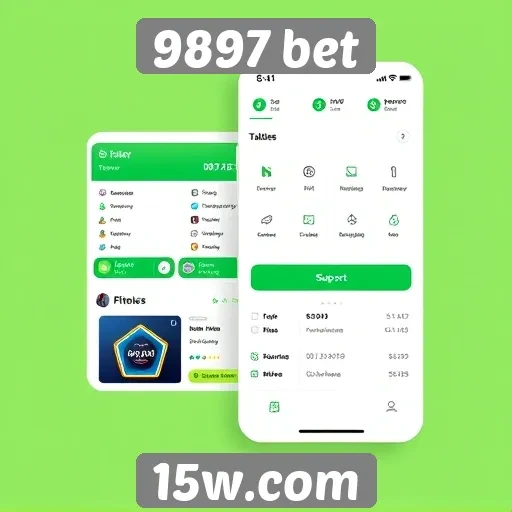 Interface e experiência do usuário no 9897 bet
